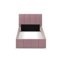 POLSTERBETT Dalas Rose 100 x 200 x 40 cm Stauraum Ohne Matratze und Lattenrost - Rosa, Holz (100/200cm) - Halmon Schlafkomfort Betten 