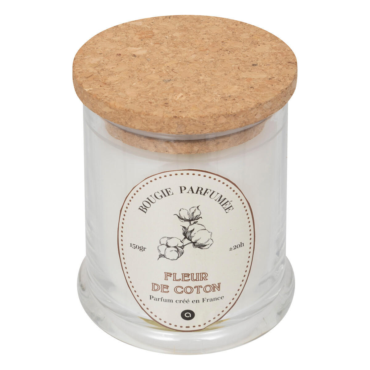DUFTKERZE Hapo 150 g - Weiß, Glas (7.6/10.2cm) - Atmosphera Createur d´interieur