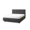 POLSTERBETT Reta 160x200 in Siena Dark Gray - Dunkelgrau, Holz (160/200cm) - Letti Moderni