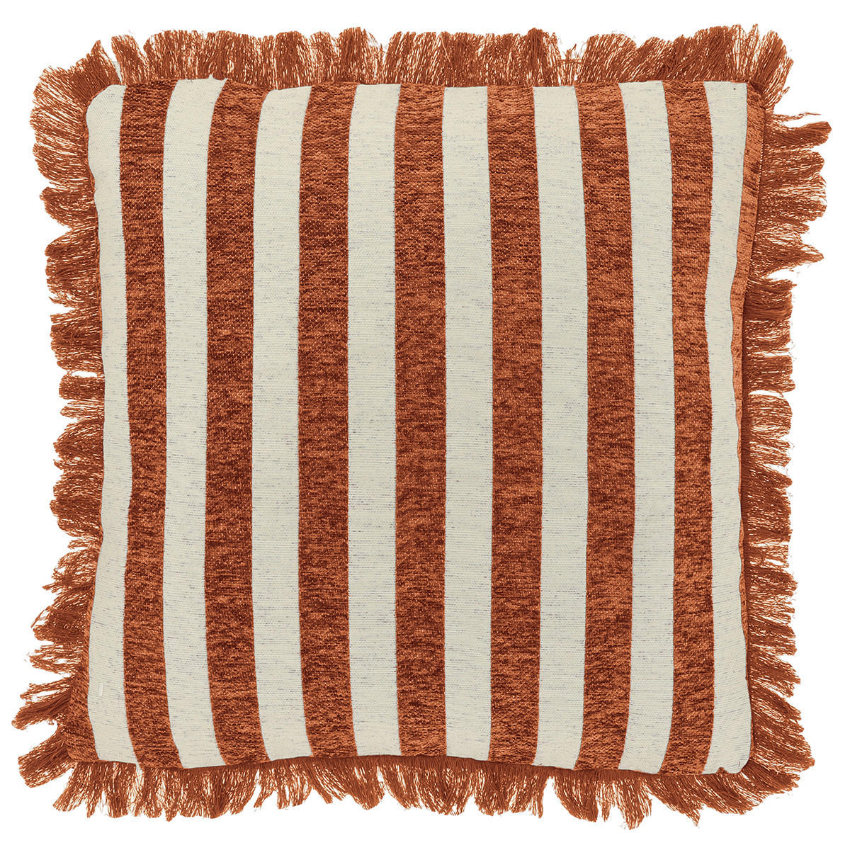 DEKOKISSEN Tess Orange 45/45/8 cm - Orange, Textil (45/45cm) - Unique Living