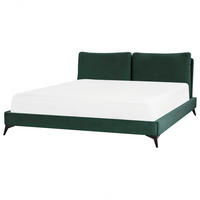 POLSTERBETT 180/200cm Smaragdgrün Melle - Grün, Textil (180/200cm) - Beliani