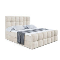 BOXBETT RICAR-Z - 140 x 200 - H3 - Ecru - Beige, Holzwerkstoff (140/200cm) - ALTDECOR