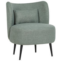 SESSEL BOUCLE Grün Otsby - Grün, Holz/Textil (60/76/55cm) - Beliani