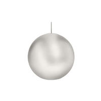 KUGELKERZEN Silber Ø 100 mm, 6 Stück - Silberfarben, Paraffin (10/10/10cm) - Wiedemann Kerzen