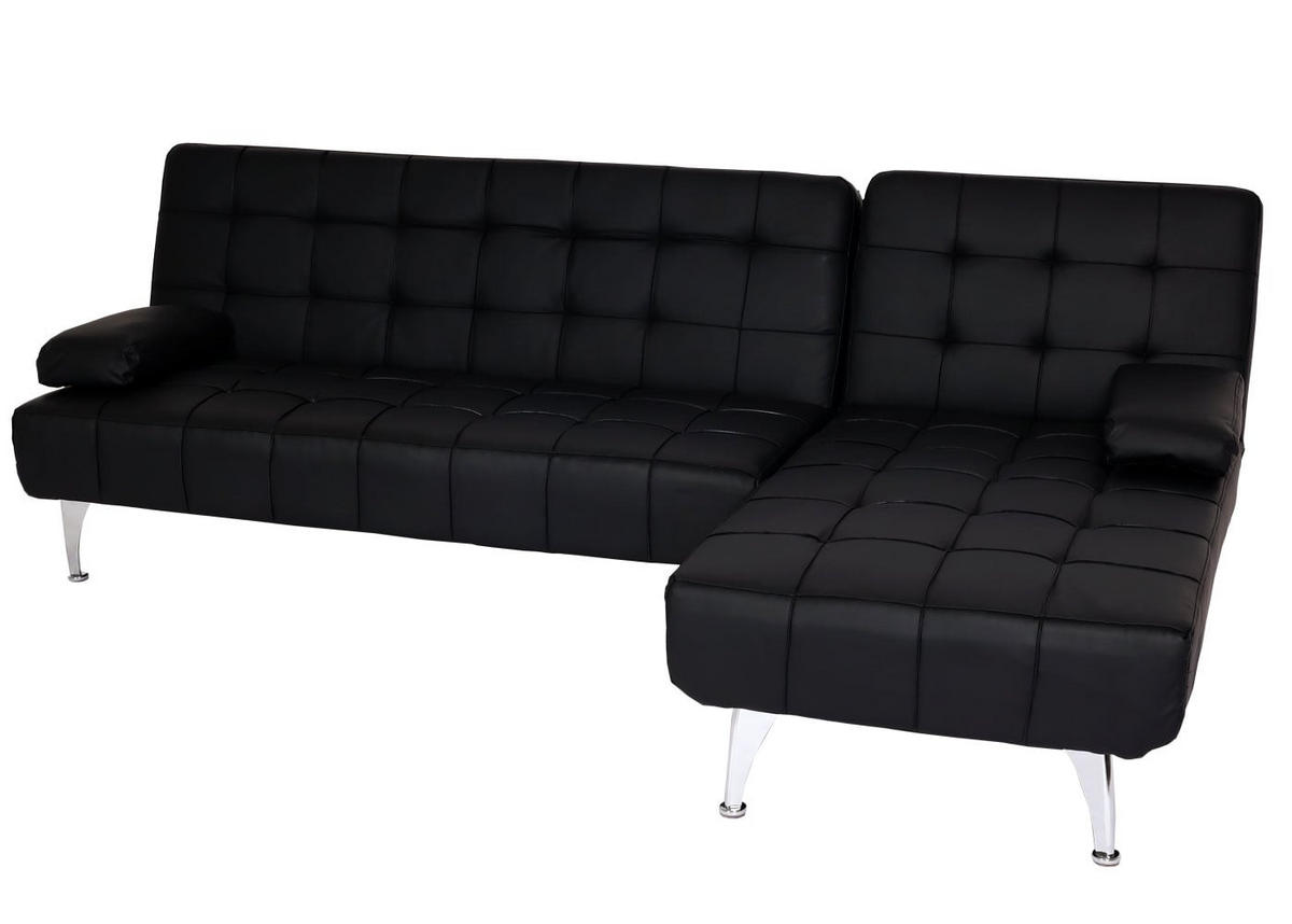 SCHLAFSOFA Schwarz - Schwarz, Textil (236/95cm) - MCW
