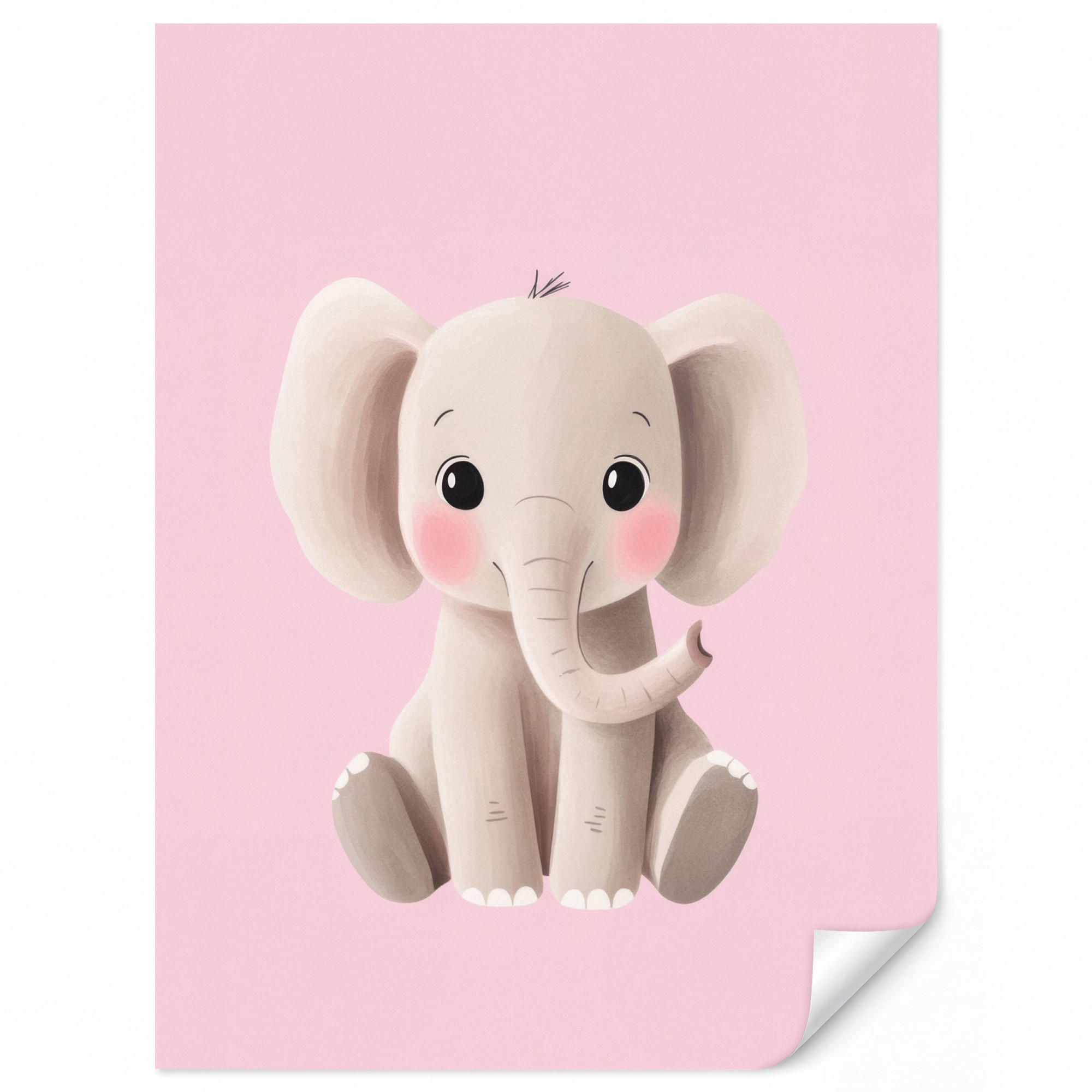 OnlyWow Kindertapete Hellrosa 200x280 cm