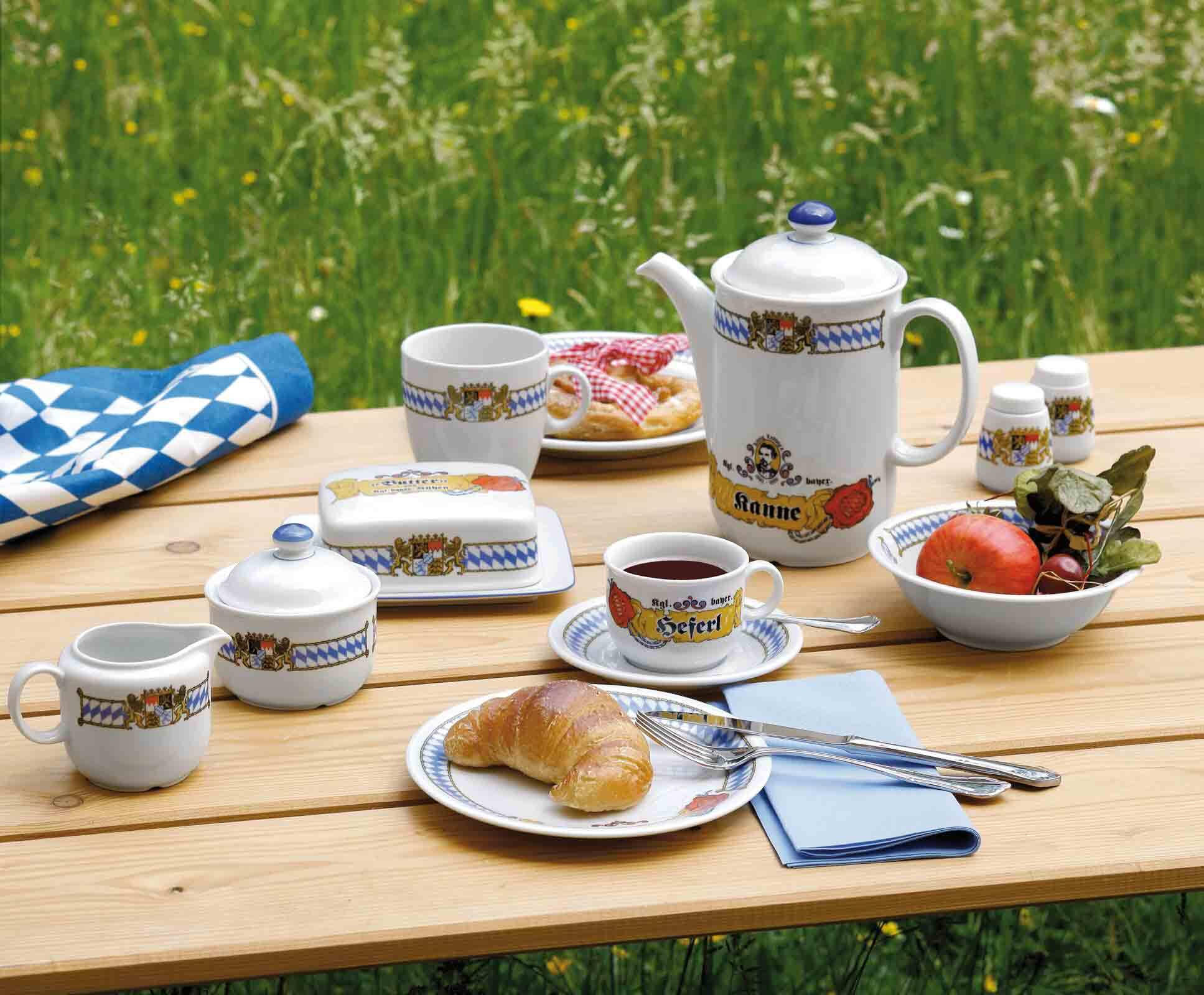 BECHER Compact Bayern bunt 0,5 l 6er Set - Multicolor, Keramik (0.5L) - Seltmann Weiden
