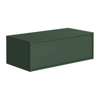 WASCHBECKENUNTERSCHRANK hängend - Grün matt - 94 cm - TEANA II - Grün, Holz (94/32/47cm) - Vente-Unique