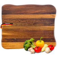 SCHNEIDEBRETT Holz groß DOLU klingenschonend 40x33x4,5 cm Dunkelbraun - Dunkelbraun, Holz (40/33cm) - DELUKE