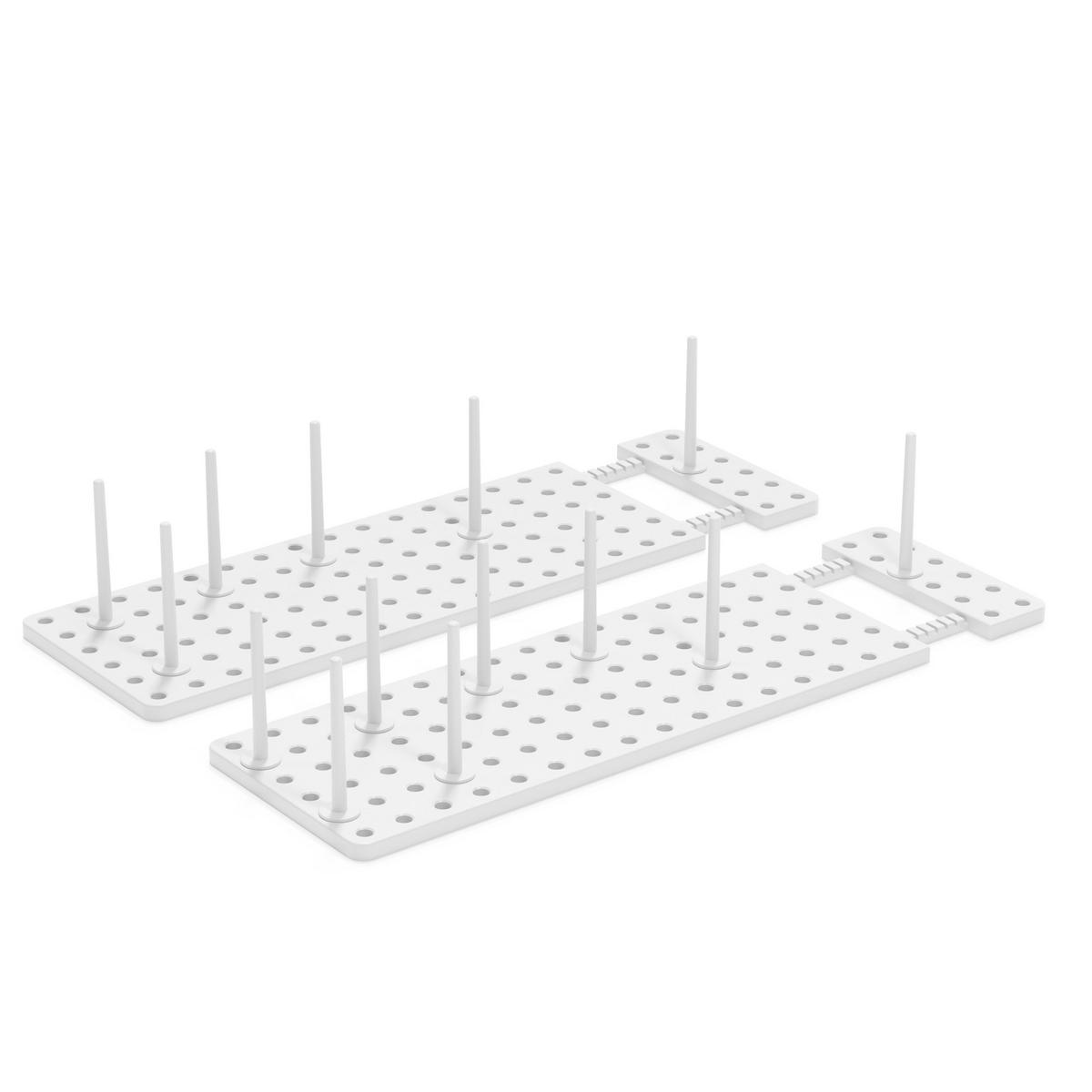 SCHUBLADENORGANIZER Peggy 2er-Set, Weiß - Weiß, Kunststoff (15/10/55cm) - Umbra