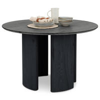 ESSTISCH ARVIKA schwarz - Schwarz, Holzwerkstoff (120/120/76cm) - IDIMEX