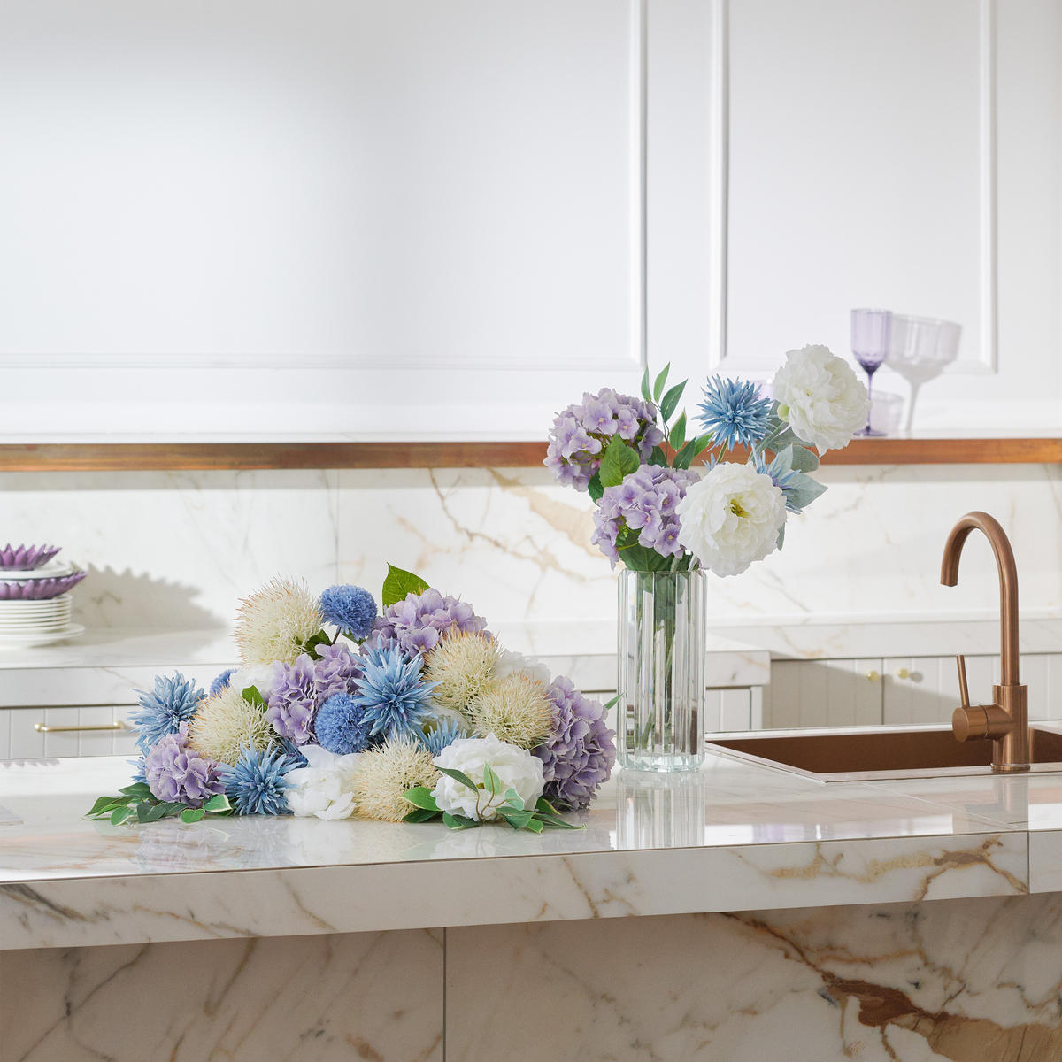 VASE Stickios 25x11 cm - Transparent, Glas (25cm) - home&you