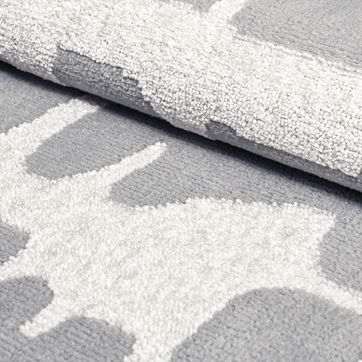 TEPPICH Mataro Paso Mazovia 160x230cm Anthrazit Creme Abstrakt Kurzflor - Anthrazit, Textil (160/230cm) - Mazovia