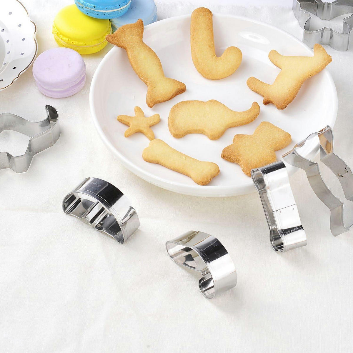 AUSSTECHFORMEN Set 26-teilig Edelstahl - Silberfarben, Metall (22/2.5/30.5cm)