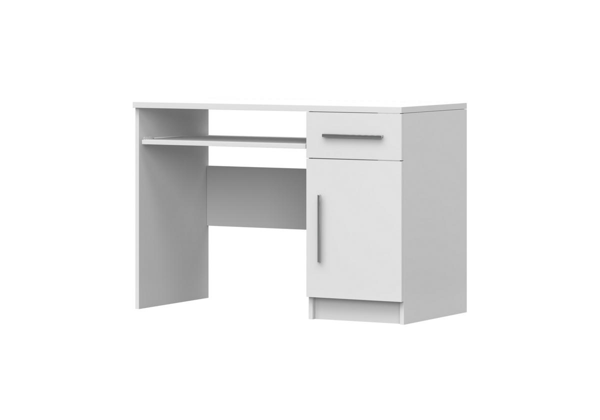 SCHREIBTISCH Marsala - WEIß - Weiß, Holzwerkstoff (50/110/76cm) - Möblo