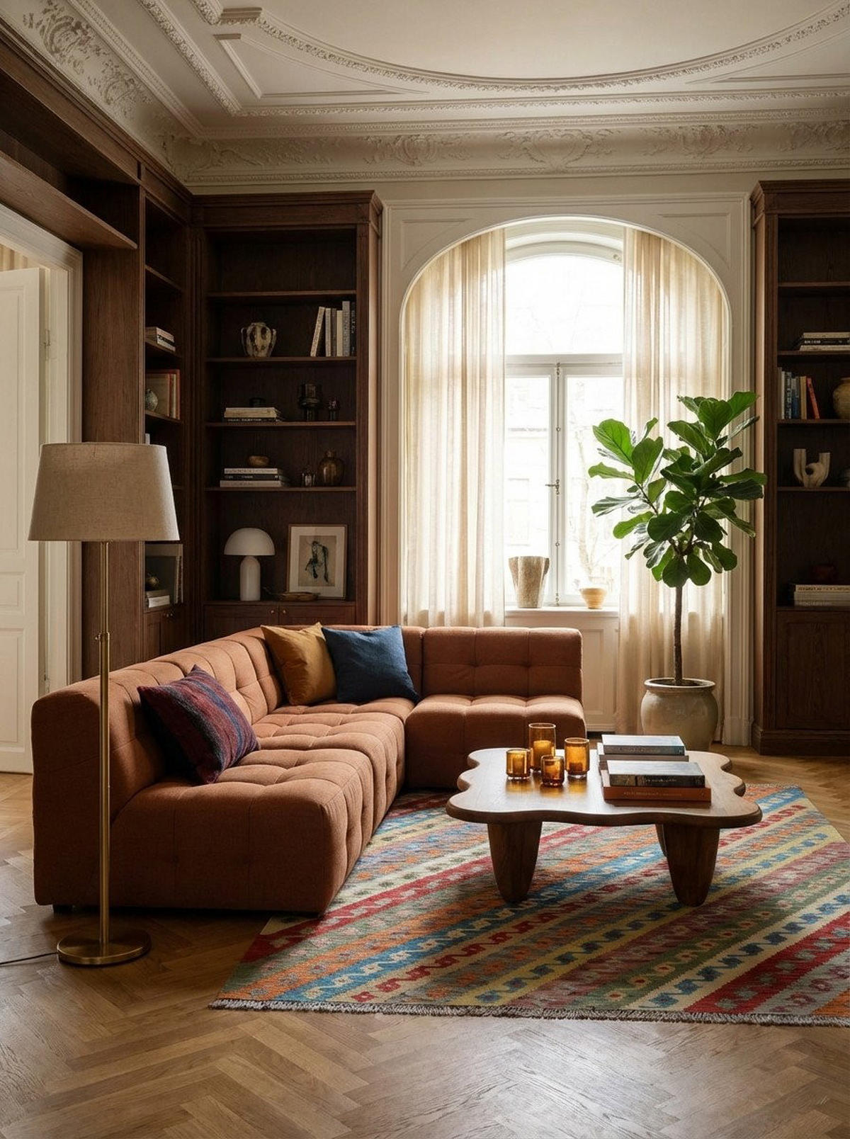 HANDWEBTEPPICH Kelim Gashgai Mehrfarbig 176/130 cm Schurwolle - Multicolor, Textil (130/176cm) - Looma