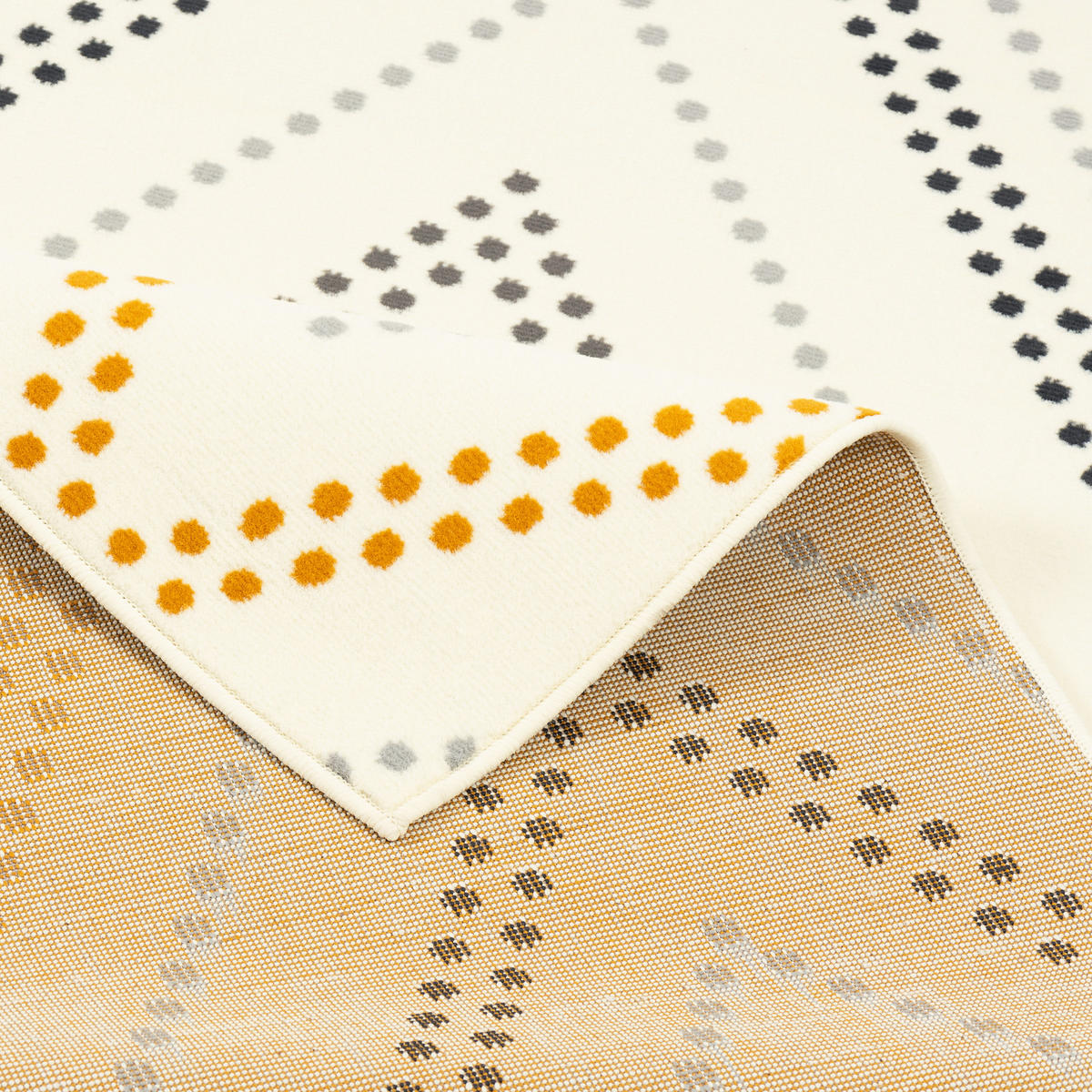 TEPPICH MODERN TRENDLINE ZICK ZACK - Creme, Textil (80/150cm) - Pergamon