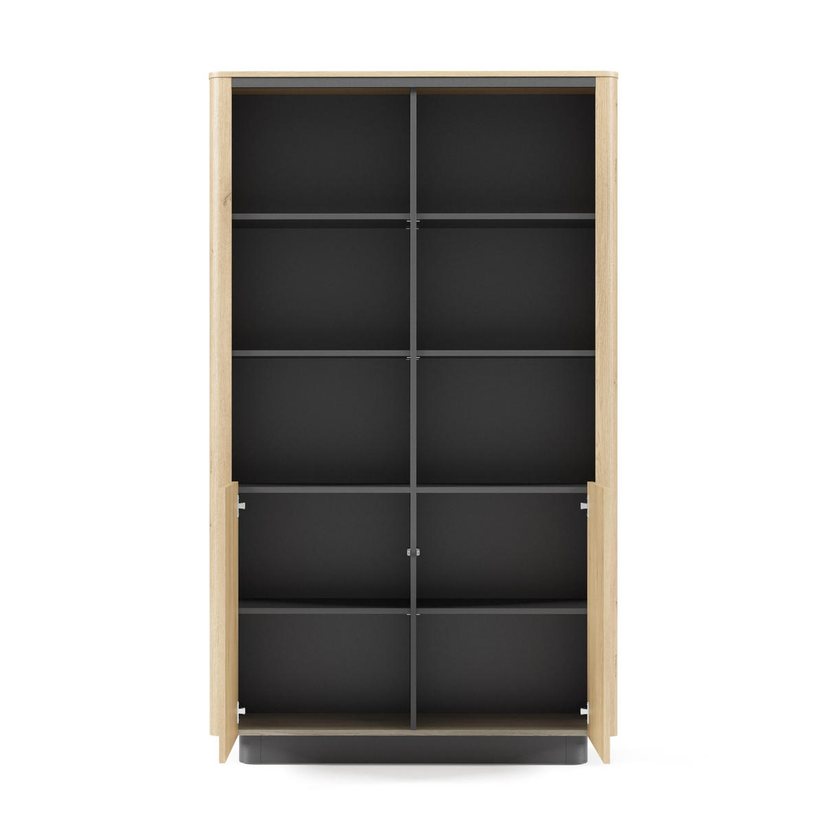 BÜCHERREGAL OMBRA 113,2x38,1x190,1 cm, Regal Eichefarben - Eichefarben, Holzwerkstoff (113.2/190.1/38.1cm) - MASSENO