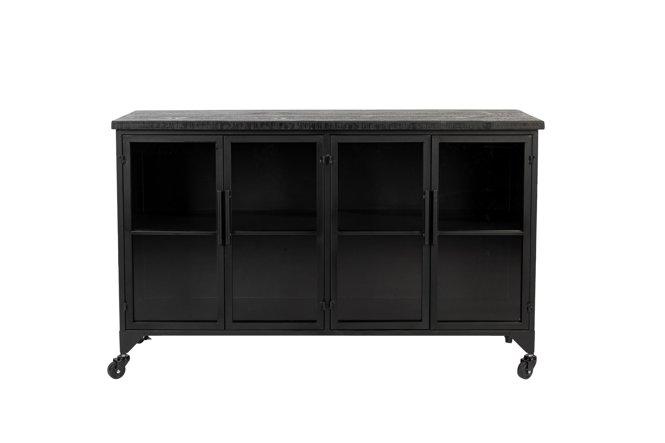 SIDEBOARD Ferre - Schwarz - 120/35/75 cm - Schwarz, Holz (35/75/120cm)