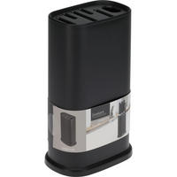 MESSERHALTER Kunststoff 12,4/8/21 cm - Schwarz, Kunststoff (8/21/12.4cm) - Excellent Houseware