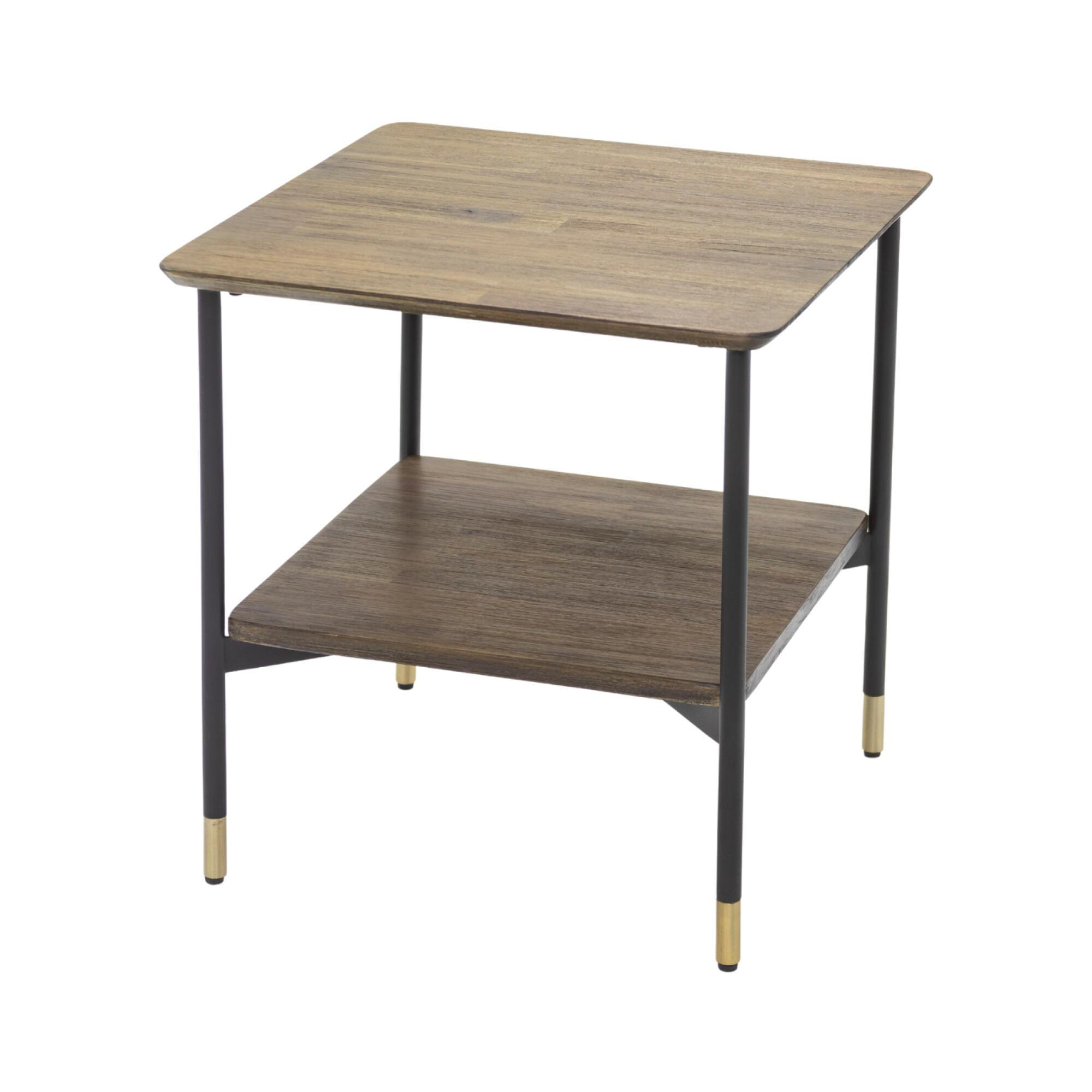 BEISTELLTISCH MAZE Braun 50x50x50 cm - Braun, Holz (50/50/50cm) - FURNLUX