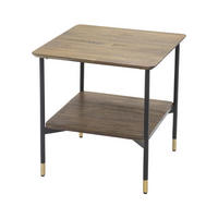 BEISTELLTISCH MAZE Braun 50x50x50 cm - Braun, Holz (50/50/50cm) - FURNLUX