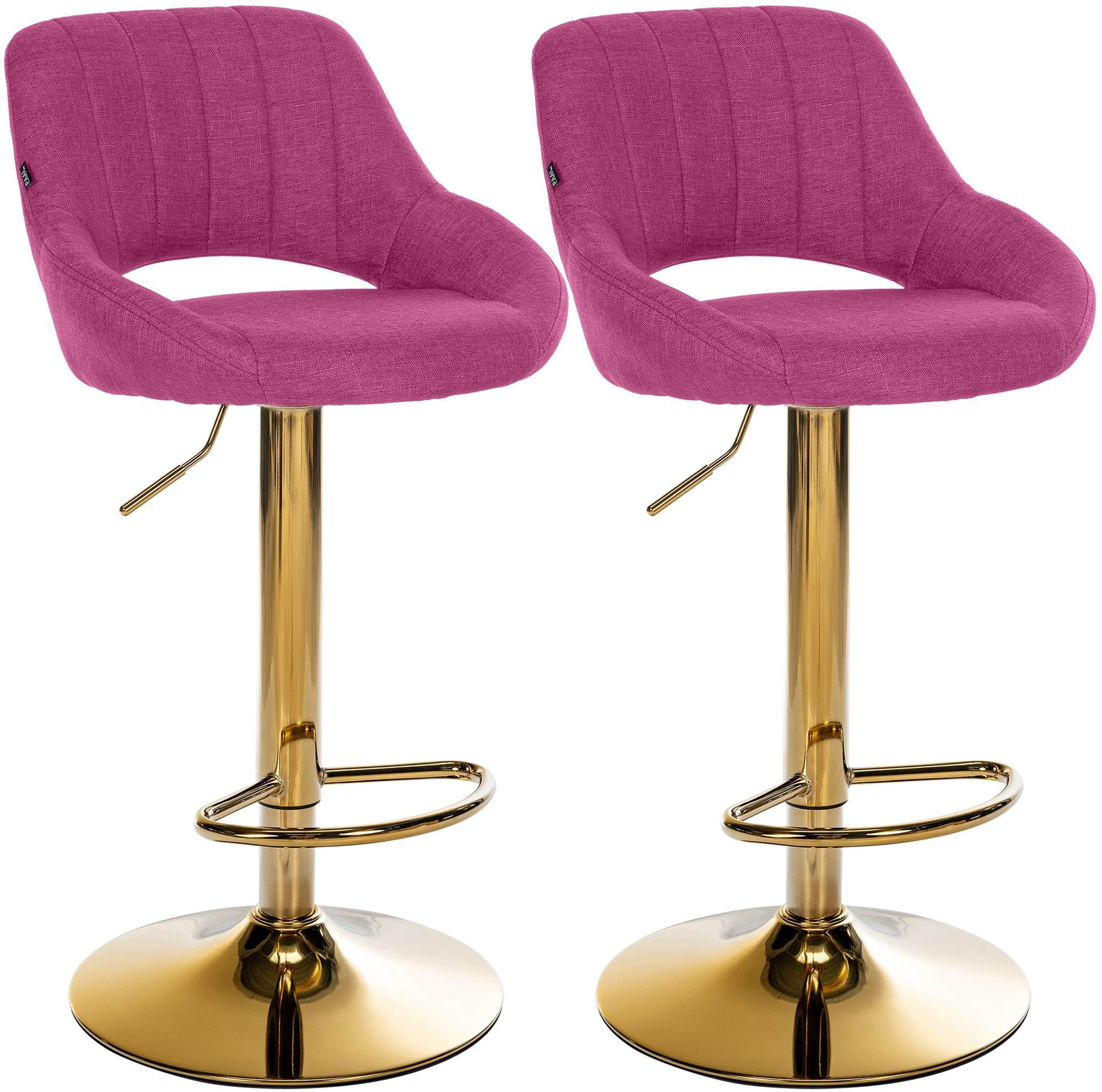 furnicato Barhocker Lila 47x85x48 cm