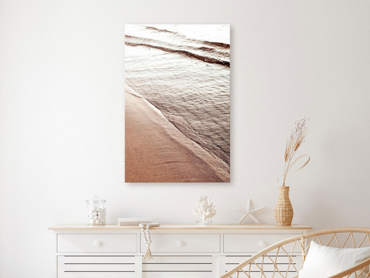 KUNSTDRUCK Beige 40/60 cm - Beige, Textil (40/60cm) - KUNSTLOFT
