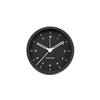 WECKER Schwarz 9/9 cm - Schwarz, Metall (9/9/3cm) - KUNSTLOFT