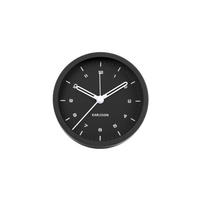 WECKER Schwarz 9/9 cm - Schwarz, Metall (9/9/3cm) - KUNSTLOFT
