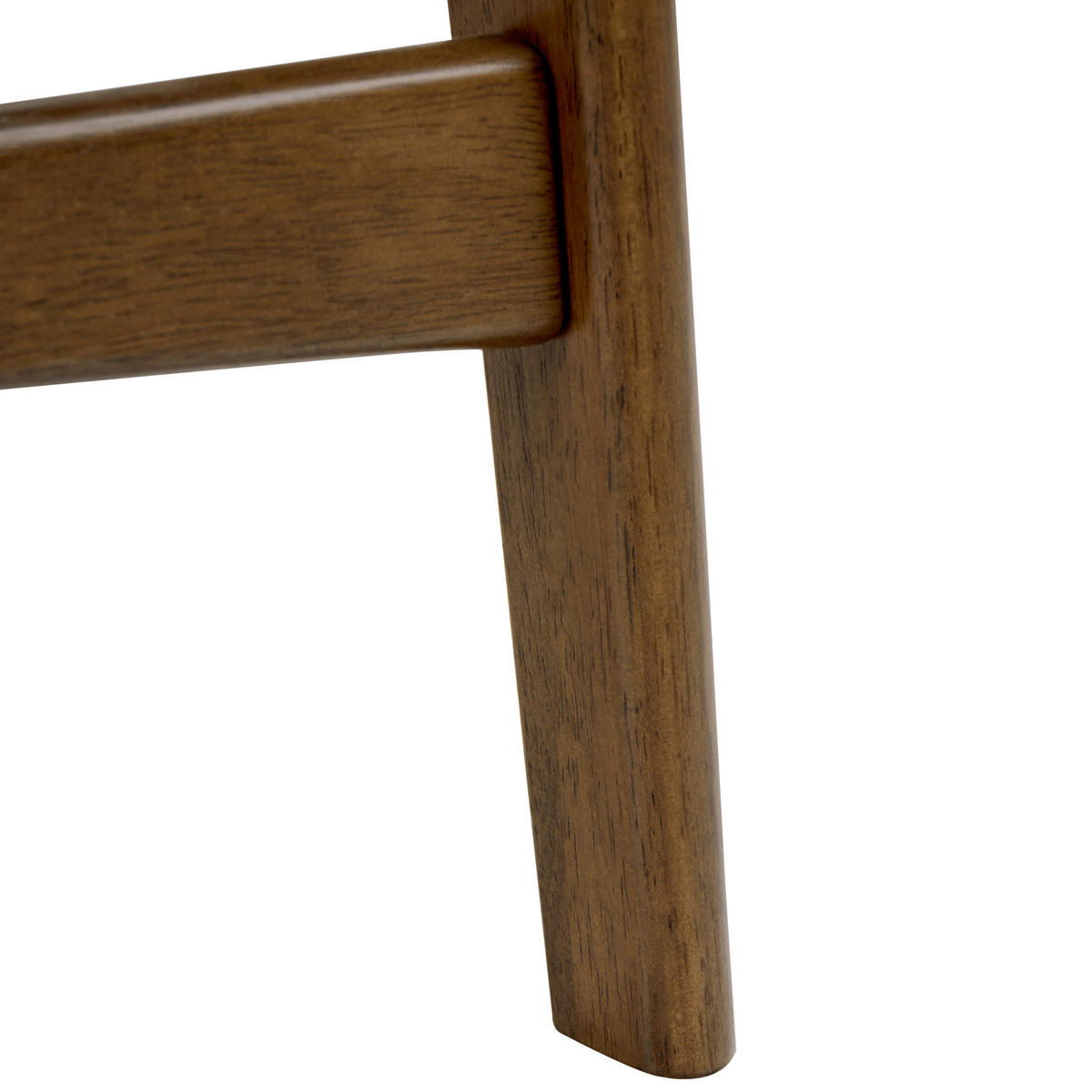 BARSTUHL 2er-Set Holz Braun/Cremeweiß Cynthiana - Creme, Holz (52/91/63cm) - Beliani