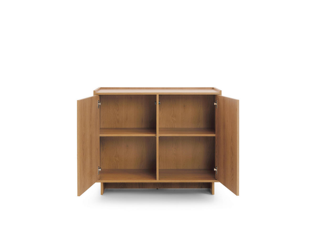 KOMMODE: karamellfarbene Eiche, 98 x 82 x 39 cm - Braun, Holzwerkstoff (98/82/39cm) - 3XE LIVING