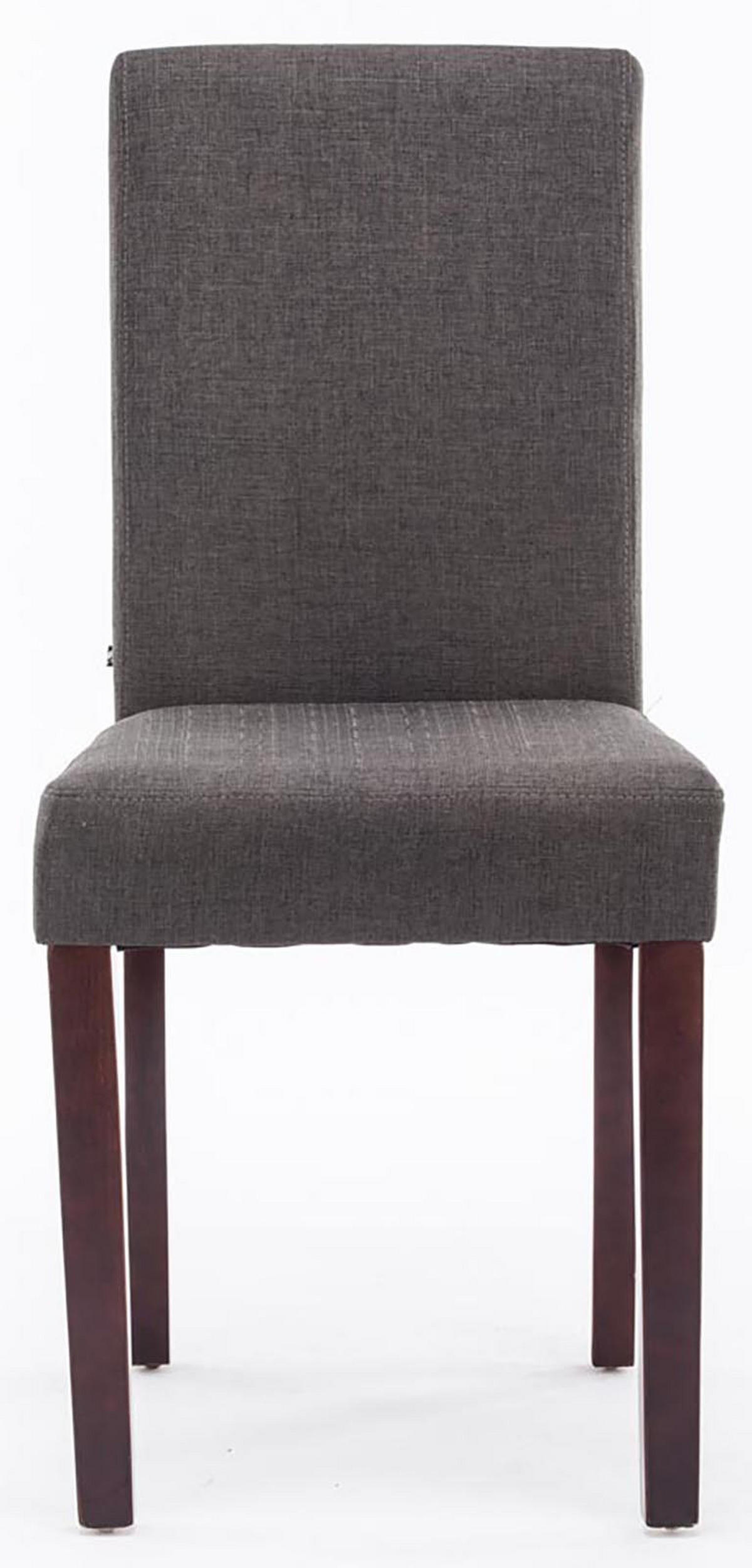 STUHL Stoff Dunkelgrau - Dunkelgrau/Cappuccino, Holz/Textil (41/91/47cm) - CLP