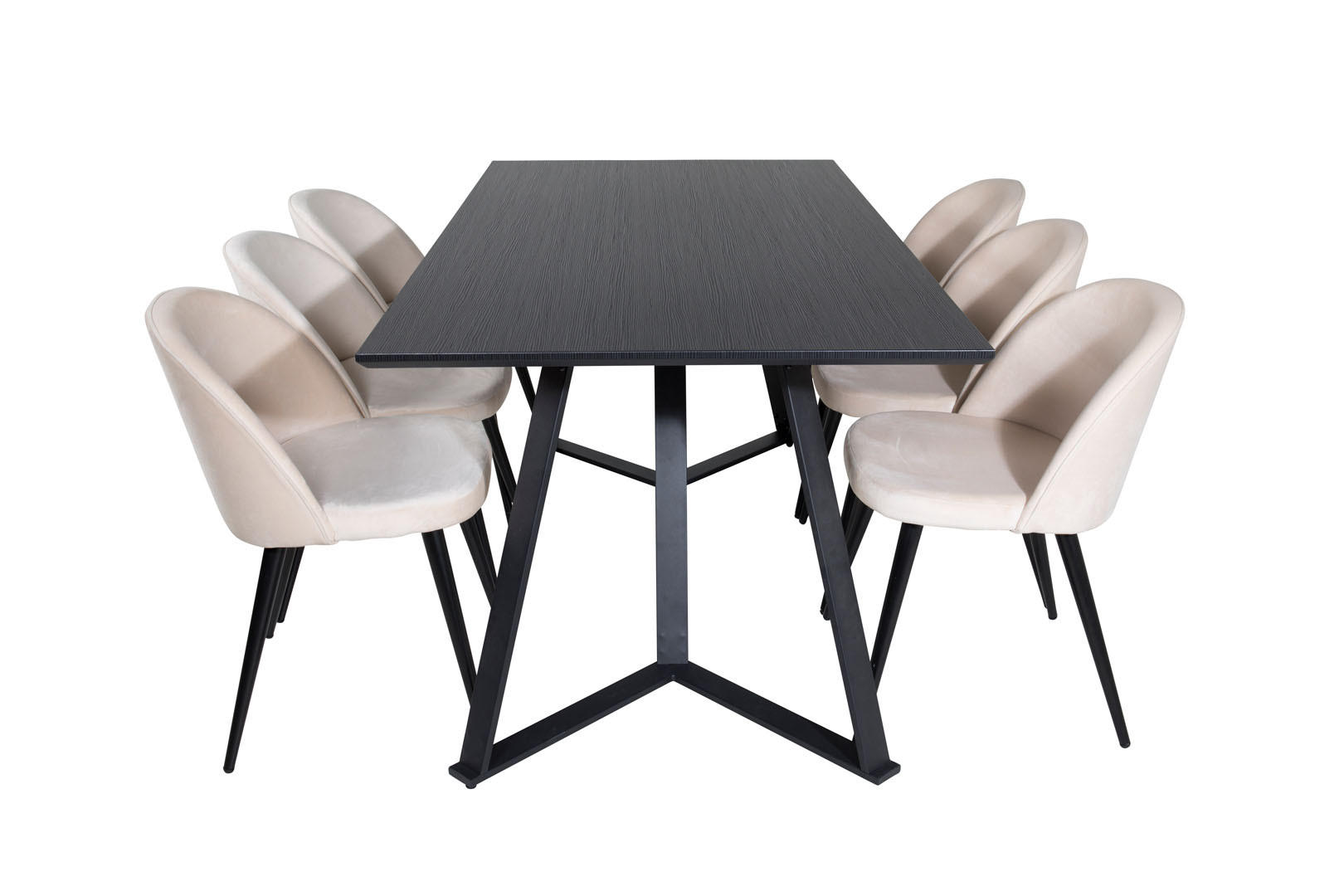 TISCHGRUPPE Beige - Beige, Holzwerkstoff (90/75/180cm) - ebuy24