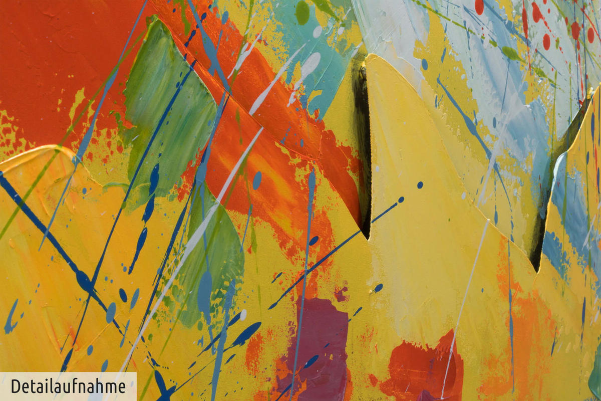 METALLBILD Bunt 144/44 cm - Multicolor, Metall (6.9/44cm) - KUNSTLOFT