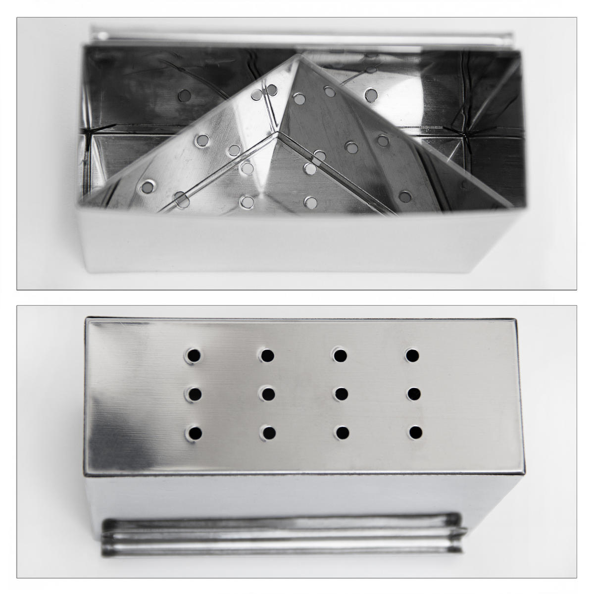 ABTROPFGESTELL - Silberfarben, Metall (48/12/33cm) - Relaxdays