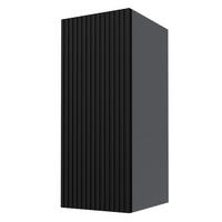 HÄNGESCHRANK Lamello W2/30 Schwarz Matt / Grau 30 / 32,5 / 72cm - Schwarz/Grau, Holz/Holzwerkstoff (30/72/32.5cm) - Feldmann-Wohnen