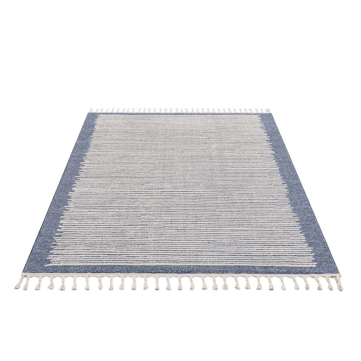 KURZFLOR-TEPPICH Art 2231 Blau 120x170 cm - Blau, Textil (120/170cm) - carpet city