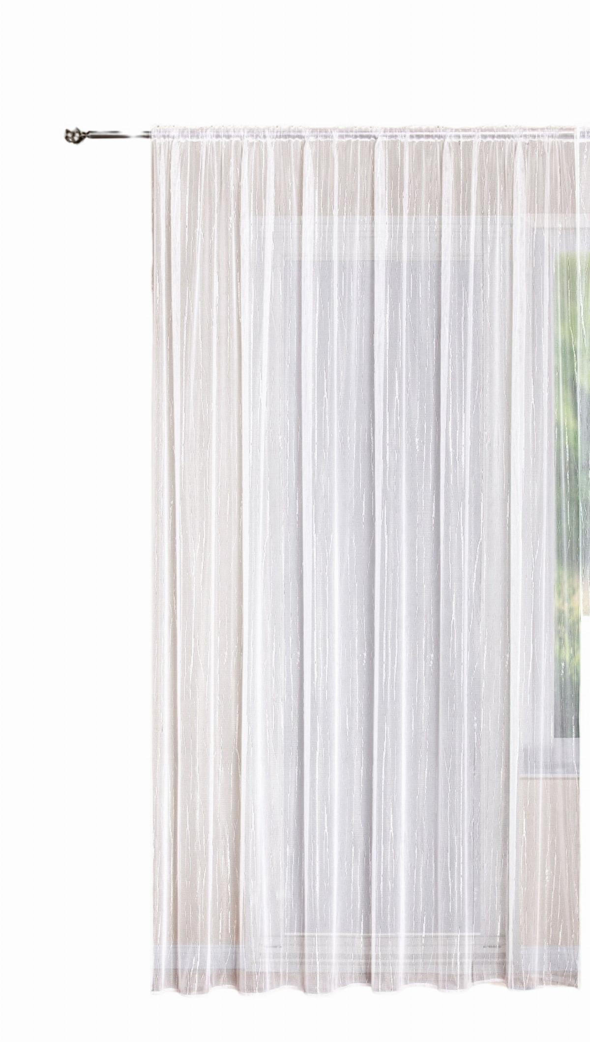 VORHANG »Isabella« HxB 225x300 cm Weiß - Weiß, Textil (300/225cm) - Gardinenbox