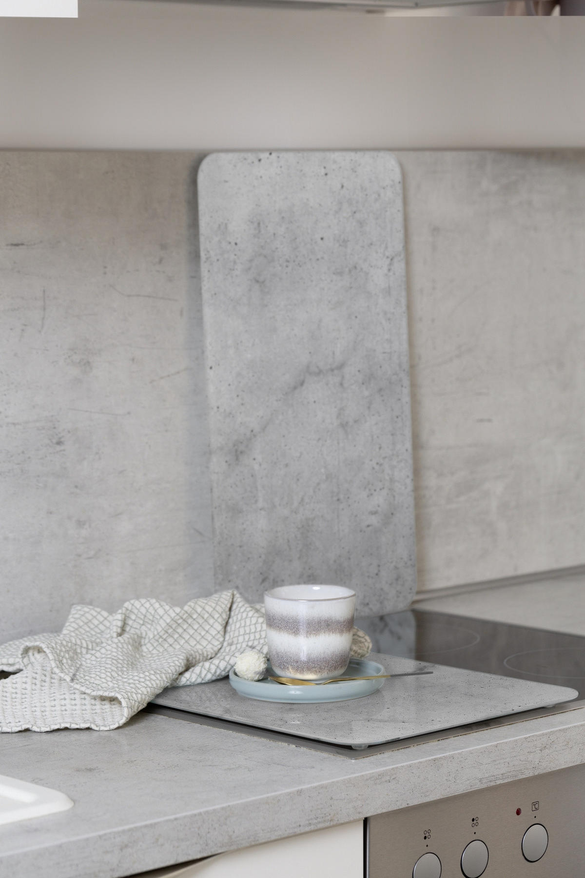 HERDABDECKPLATTEN aus Glas - Grau, Glas (30/5.5/52cm) - Wenko