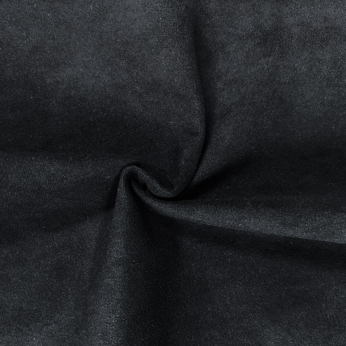2-SITZER SOFA Samt Schwarz mit Stauraum - Schwarz, Holzwerkstoff/Kunststoff (201/89/91cm) - WISHDOR