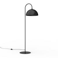 STEHLEUCHTE - Schwarz Hochglanz, Metall (40/40/170cm) - Lumicom