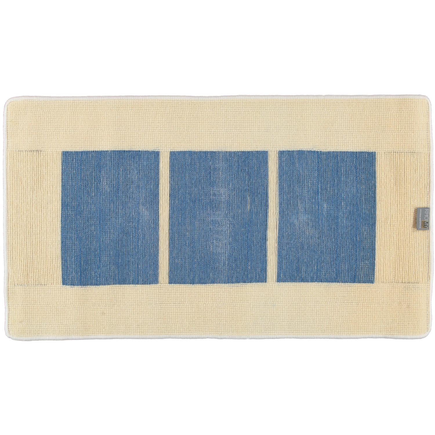 BADTEPPICH LIBERTY WEISS-BLAU - 844 - Blau, Textil (65/115cm) - Rhomtuft