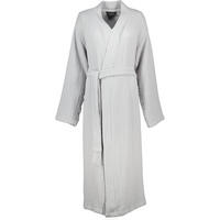BADEMANTEL DAMEN KIMONO MUSSELIN 838 KREIDE - 70 - Grau, Textil (L/XLnull) - Cawoe