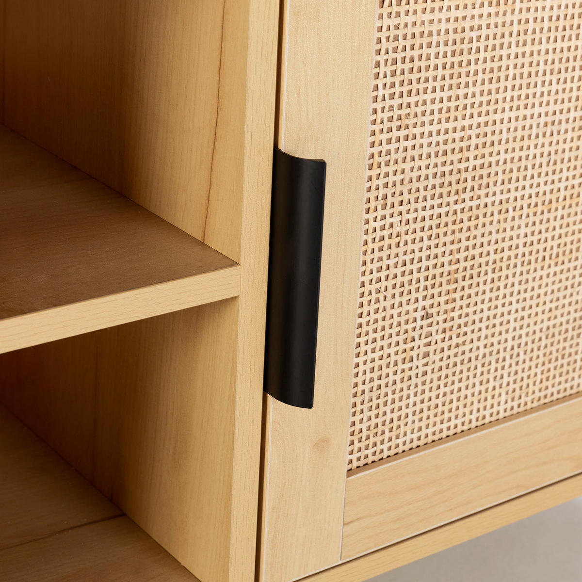 TV-ELEMENT Cruz 2 Türen Eiche farbe - Honigeiche, Holzwerkstoff (120/48/40cm) - VS Venta-stock