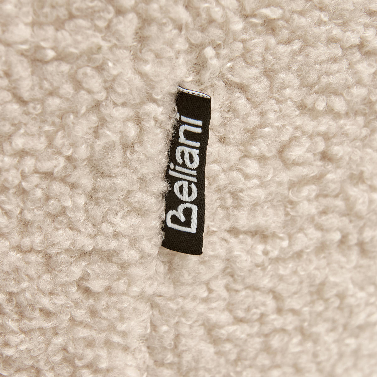 ESSZIMMERSTUHL 2er-Set Hellbeige Alden - Beige/Schwarz, Textil (58/86/63cm) - Beliani