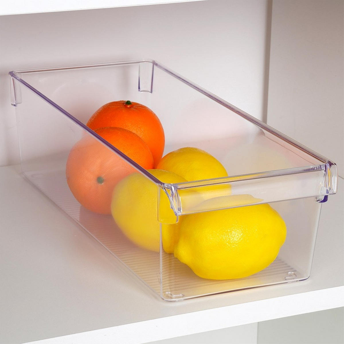 KÜHLSCHRANK-ORGANIZER 36x15x10 cm - Transparent, Kunststoff (36/10/15cm) - Excellent Houseware