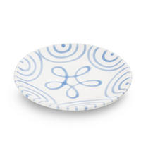 TELLER Geflammt - Weiß, Keramik (15cm) - Gmundner Keramik
