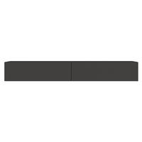 TV-LOWBOARD Veldio hängend Schwarz 200 cm - Schwarz, Holzwerkstoff (201.6/28.5/31.6cm) - Selsey