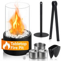 BIOETHANOL-KAMIN Schwarz 16/16/27 cm - Schwarz, Metall (16/27/16cm) - Authentics